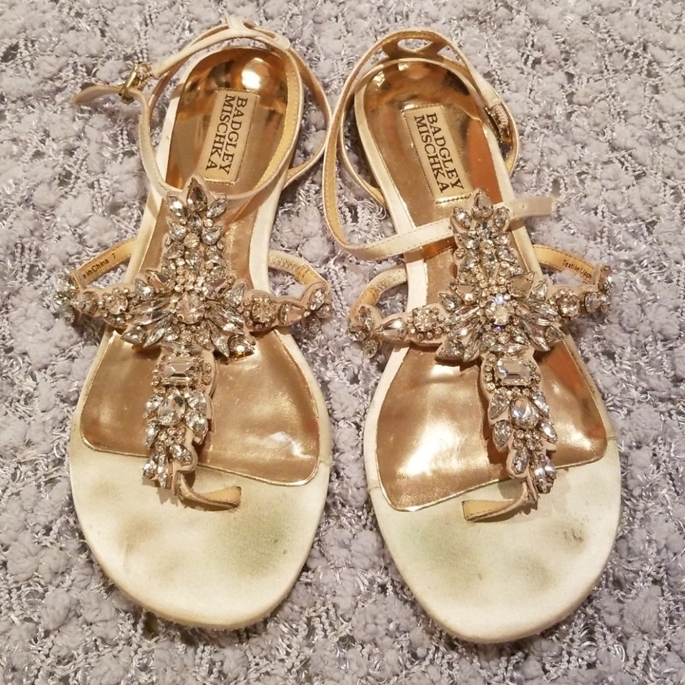 Badgley mischka sandles